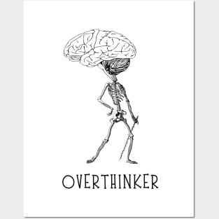 Funny Overthinker Posters and Art